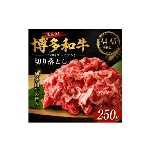 ふるさと納税 牛肉 バラ(カルビ) 福岡県 大木町 訳あり A4〜A5 この味プレミアム 博多和牛切り落とし 250g | 牛肉 ブランド牛 国産 和牛 切落とし 福岡 博多 …