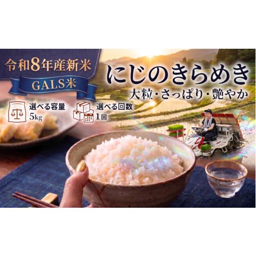 ふるさと納税 米 宮城県 岩沼市 令和8年産 新米 GALS米 にじのきらめき 5kg おこめ お米 白米 精米 コメ ライス ごはん ご飯 国産米 女性 新規就農 新品種 新…