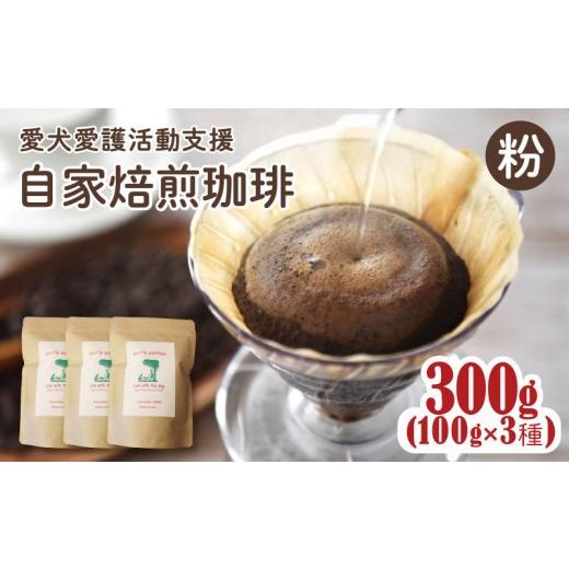 ふるさと納税 コーヒー コーヒー粉 京都府 京丹波町 店主おまかせ 自家焙煎珈琲豆 3種 300g 粉 100g×3種 ann's cafe ( ブレンドコーヒー コーヒー コー…