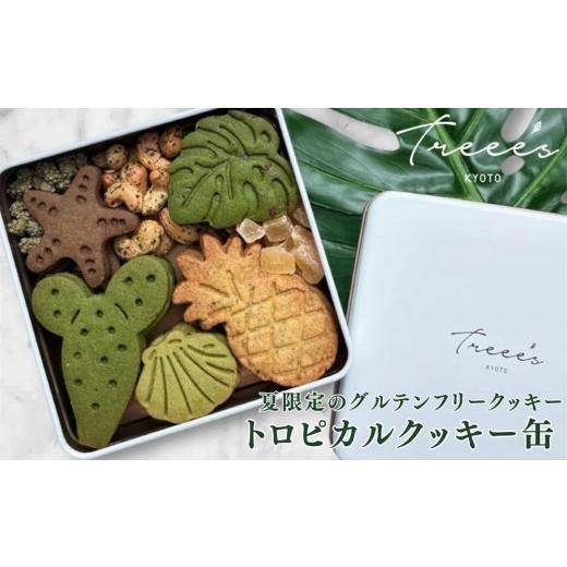 ふるさと納税 焼菓子・チョコレート クッキー 京都府 京都市 [夏季限定9月末まで] TREEE'S トロピカルクッキー缶|京都 スイーツブランド 抹茶 人気 スイー…