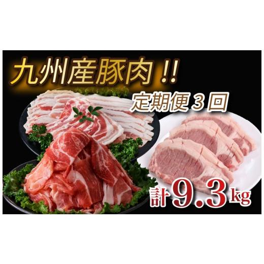ふるさと納税 豚肉 しゃぶしゃぶ 宮崎県 小林市 定期便・全3回 九州産豚肉3種セット定期便(大容量 九州産豚肉 国産豚肉 炒め物 しゃぶしゃぶ とんかつ 焼肉 …