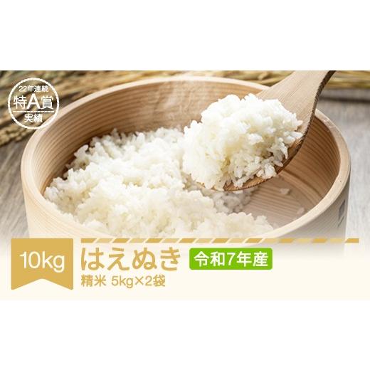 ふるさと納税 米 はえぬき 山形県 村山市 スピード配送 米 コメ 10kg 5kg×2 はえぬき 精米 令和7年産 2025年産 山形県産 tf-hasxa10 精米