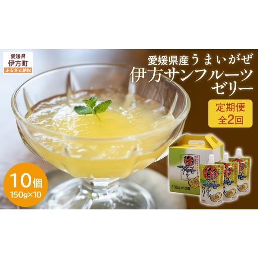 ふるさと納税 菓子 ゼリー 愛媛県 伊方町 定期便 愛媛県産 うまいがぜ伊方ゼリー(サンフルーツ)1箱(150g×10個)飲むゼリー 全2回 ふるさと納税 人気 おす…