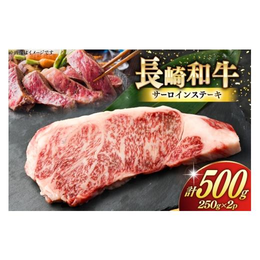 ふるさと納税 牛肉 ステーキ 長崎県 島原市 AK024 長崎和牛 サーロイン ステーキ 250g 2パック 計500g 牛肉 肉 和牛 ステーキ ロース サーロインステーキ BBQ …