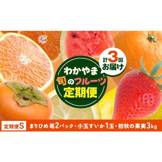 ふるさと納税 果物の詰合せ 和歌山県 日高町 わかやま旬の フルーツ 定期便 全3回 内容量 S 有田マルシェ[発送月固定・全3回出荷] 和歌山県 日高町 苺 いち…