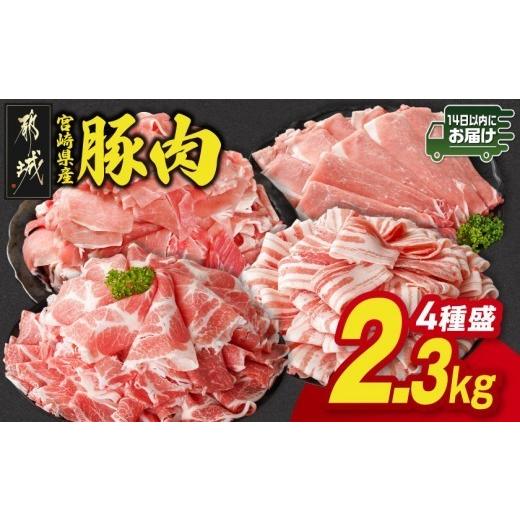 ふるさと納税 豚肉 バラ 宮崎県 都城市 宮崎県産豚肉バラエティ2.3kgセット みやこんじょ快速便 _AO-N2-014-2300-R-CF_(都城市) 宮崎県産豚 大容量 バラスライ…