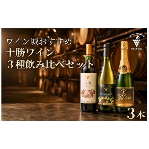 ふるさと納税 ワイン セット 北海道 池田町 十勝ワイン いけだワイン城おすすめ 3種飲み比べセット 赤ワイン 山幸 白ワイン シャルドネ スパークリング ブルー…