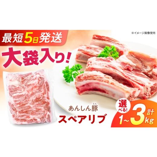 ふるさと納税 豚肉 岐阜県 白川町 あんしん豚 スペアリブ 2kg(1kg×2袋)豚肉 豚スペアリブ 大容量 骨付き BBQ バーベキュー 焼肉 キャンプ アウトドア 骨付…