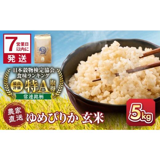 ふるさと納税 米 ゆめぴりか 北海道 旭川市 10月配送 令和8年産 ゆめぴりか 玄米 5kg×1袋_05843 令和8年産新米 10月配送