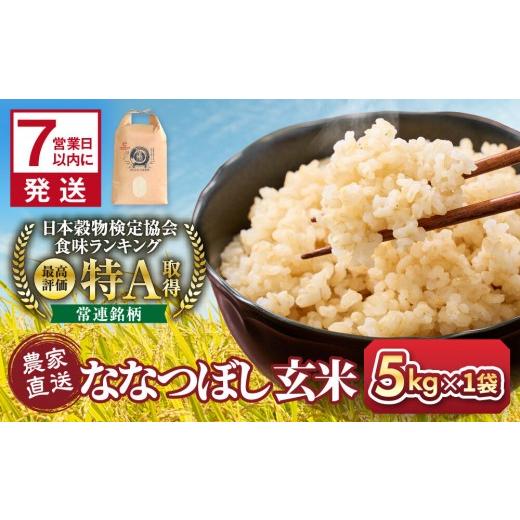 ふるさと納税 米 北海道 旭川市 ふるさとチョイス限定 10月配送 令和8年産 ななつぼし 玄米 5kg×1袋_05848 令和8年産新米 10月配送