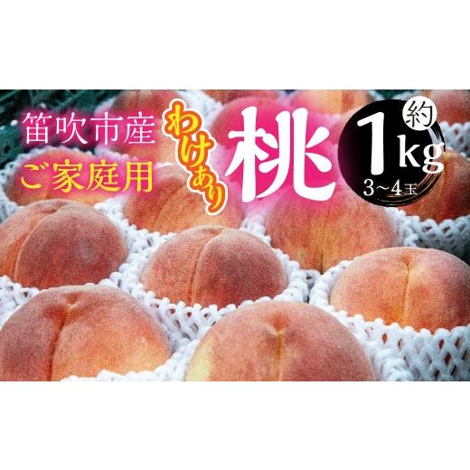 ふるさと納税 もも 山梨県 笛吹市 2026年発送 先行予約 山梨県笛吹市産 ご家庭用(わけあり)桃 約1kg(3玉〜4玉) 263-002-26y 冷蔵便 約1kg(3玉〜4玉)