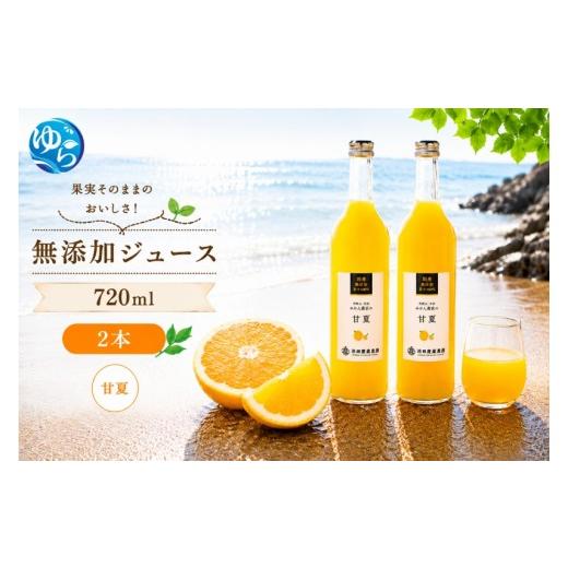 ふるさと納税 果汁飲料 みかん 和歌山県 由良町 甘夏 100% ジュース / 甘夏 ストレート 果汁 無添加 柑橘 和歌山 7000円 720ml 北海道・沖縄・離島への配送不…