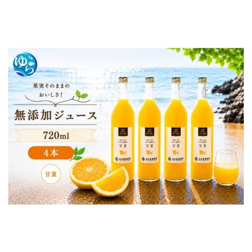 ふるさと納税 果汁飲料 みかん 和歌山県 由良町 甘夏 100% ジュース / 甘夏 ストレート 果汁 無添加 柑橘 和歌山 14000円 720ml 北海道・沖縄・離島への配送…