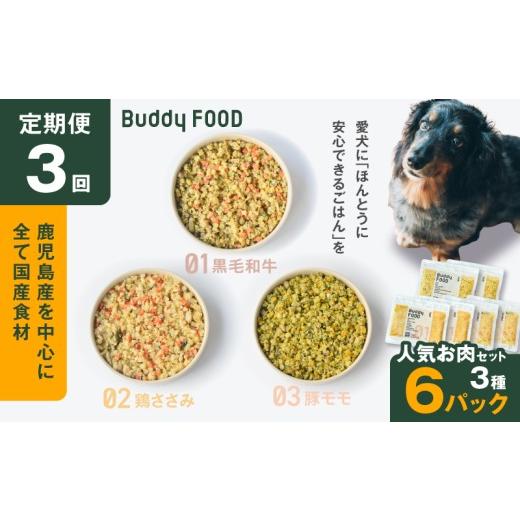 ふるさと納税 鶏肉 ささみ 鹿児島県 鹿児島市 全3回定期便 Buddy FOOD 人気お肉セット 3種6パック K390-T14_a