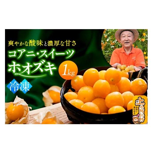 ふるさと納税 野菜類 秋田県 上小阿仁村 9月下旬〜12月下旬発送 [冷凍]コアニ・スイーツホオズキ 1kg 食用ほおずき ゴールデンベリー スーパーフード たじ…