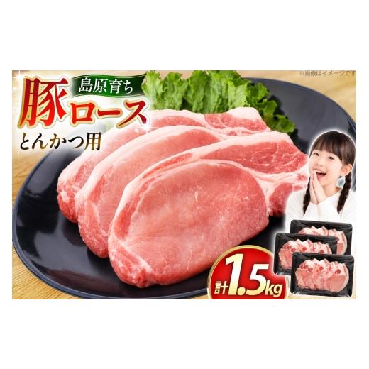 ふるさと納税 豚肉 ロース 長崎県 島原市 AK033 豚ロース とんかつ用 500g 3パック 計1.5kg 豚肉 ロース 小分け 肉 お肉 BBQ バーベキュー 焼肉 アウトドア ス…