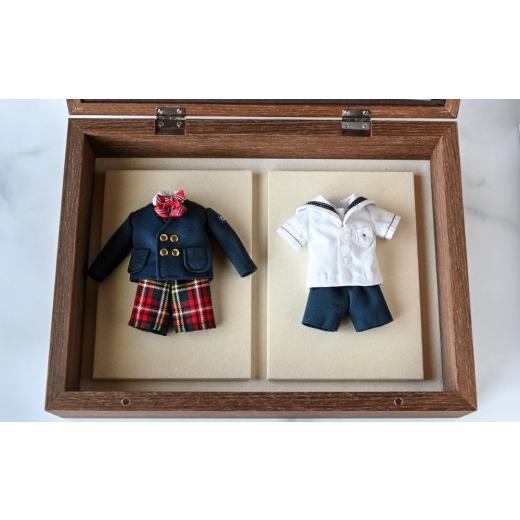 ふるさと納税 雑貨・日用品 インテリア 東京都 台東区 制服リメイク ボックスフレーム(2着アレンジ)| 学生服 制服 リメイク 幼稚園 小学校 中学校 高校 学生…