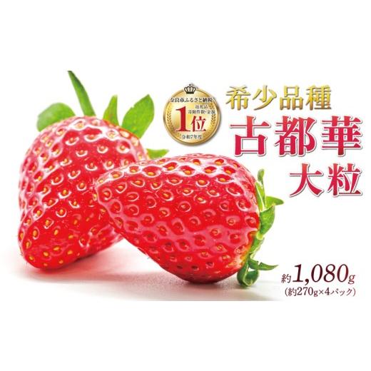 ふるさと納税 いちご 奈良県 奈良市 いちご ことか 約270g×4パック 先行予約 2027年発送 古都華 大粒 数量限定 産地直送 春 旬 国産 冷蔵 イチゴ 苺 itigo ic…