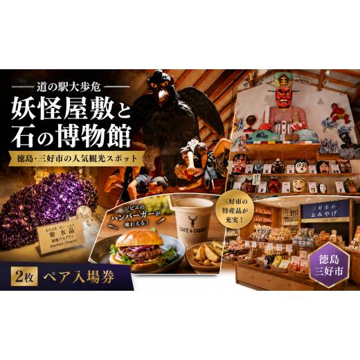 ふるさと納税 体験チケット 徳島県 三好市 道の駅大歩危 妖怪屋敷 石の博物館 入場券 2枚 徳島 観光 旅行 観光スポット 祖谷 大歩危 小歩危 おすすめ 妖怪 ス…