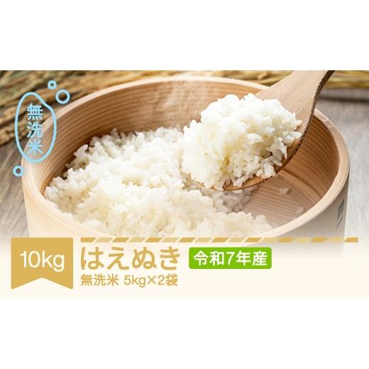 ふるさと納税 米 はえぬき 山形県 村山市 スピード配送 米 コメ 10kg 5kg×2 はえぬき 無洗米 令和7年産 2025年産 山形県産 tf-hamxa10 無洗米