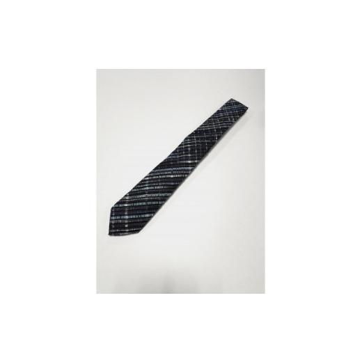 ふるさと納税 小物 京都府 与謝野町 リボン織×MIZEN スラッシュタイ/メンズ - 絹紐織「黒・ミントグリーン」大切な方へのギフトに 1743474