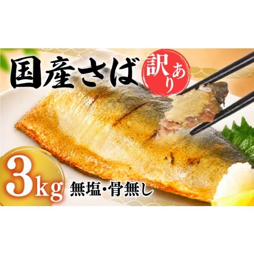 ふるさと納税 旬の鮮魚等 山口県 下関市 7営業日以内発送 訳あり さばフィーレ 3kg ( 1kg × 3袋 ) 3kg (1kg×3袋)