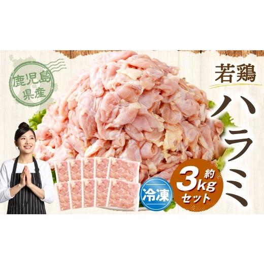 ふるさと納税 鶏肉 鹿児島県 薩摩川内市 鹿児島県産 若鶏 ハラミ 約3kg セット 鶏ハラミ 鶏肉 鶏 冷凍 AS-895