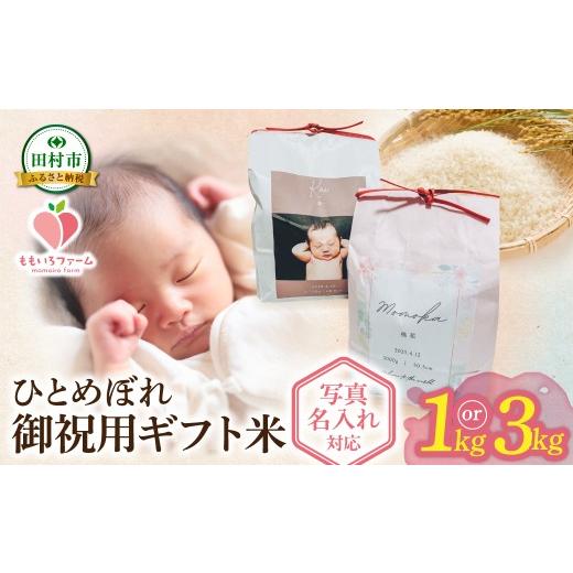 ふるさと納税 米 ひとめぼれ 福島県 田村市 令和7年産 ＼御祝用ギフト米 /ひとめぼれ1kg お米 一等米 白米 こめ 内祝い 贈り物 のし名入れ プレゼント お中…