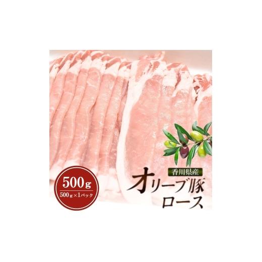 ふるさと納税 豚肉 ロース 香川県 東かがわ市   香川県産オリーブ豚ロース500g 豚肉 肉 お肉 香川 香川県 東かがわ市