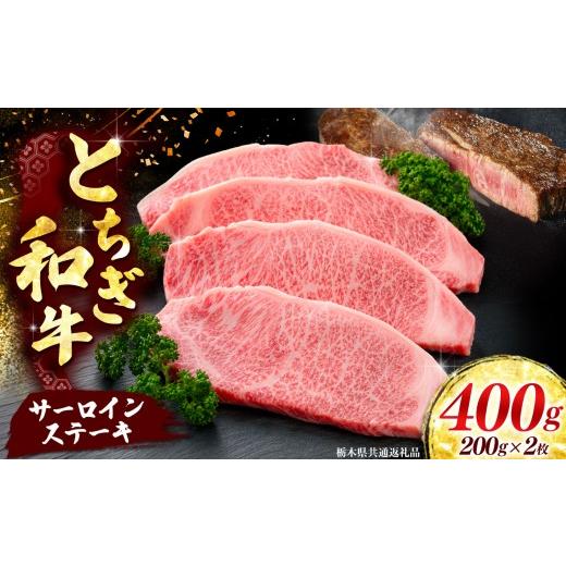 ふるさと納税 牛肉 サーロイン 栃木県 矢板市 とちぎ和牛 牛肉 サーロインステーキ 200g×2P [栃木県共通返礼品] 200g×2P | 41600円