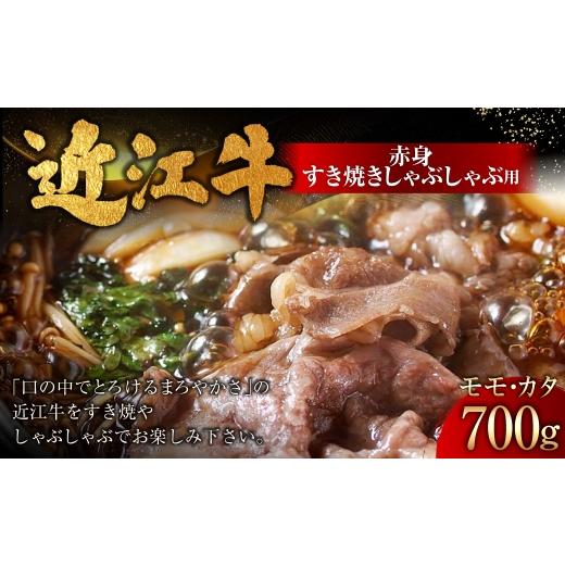 ふるさと納税 牛肉 すき焼き 滋賀県 湖南市 近江牛赤身すき焼しゃぶしゃぶ用 700g お肉 肉 ニク にく 牛肉 牛 国産 滋賀県産 冷凍 近江牛 おかず 晩酌 赤身 す…