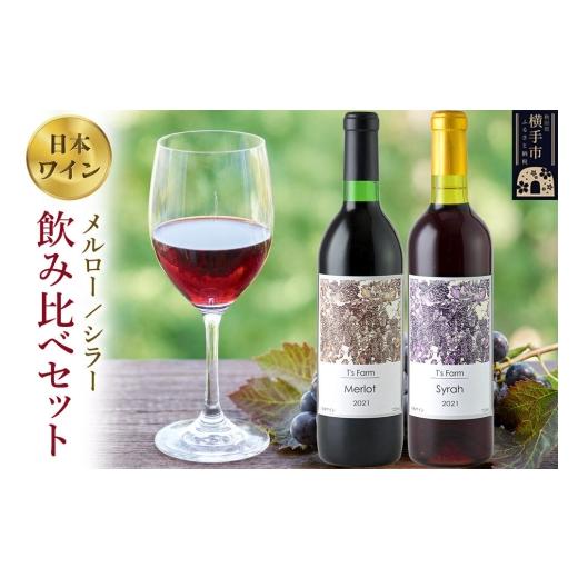 ふるさと納税 ワイン 赤ワイン 秋田県 横手市 赤ワイン 飲み比べ 2本セット メルロー・シラー 720ml×各1本 赤ワイン お酒 飲み比べ 秋田県産 メルロー・シラ…