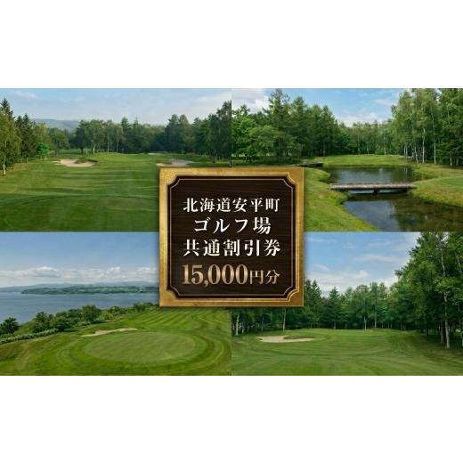 ふるさと納税 ゴルフ場利用券 北海道 安平町 ふるさと納税 安平町ゴルフ場共通割引券 15000円分(3000円×5枚)