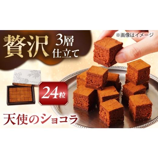 ふるさと納税 焼菓子・チョコレート 愛知県 愛西市 とろける食感 天使のショコラ 24粒入り スイーツ ガナッシュ ショコラ 愛西市 / スイーツカフェハル AEDP0…