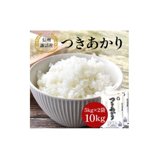 ふるさと納税 米 長野県 茅野市 つきあかり 精米 10kg(5kg×2袋) 1748983