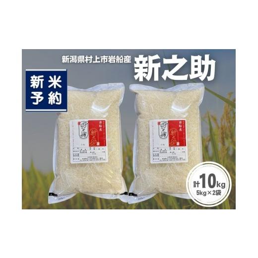 ふるさと納税 米 新潟県 村上市 新米受付・令和8年産米 新潟県村上市岩船産 新之助10kg(5kg×2袋)1099011N