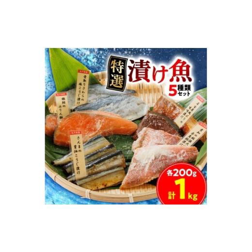 ふるさと納税 魚貝類 鮭 愛知県 豊川市 特選漬け魚 5種類セット 計約1kg 漬け魚 魚 魚類 魚介 海鮮 おかず おつまみ 銀鮭 赤魚 さんま さわら ぶり 詰め合わせ…