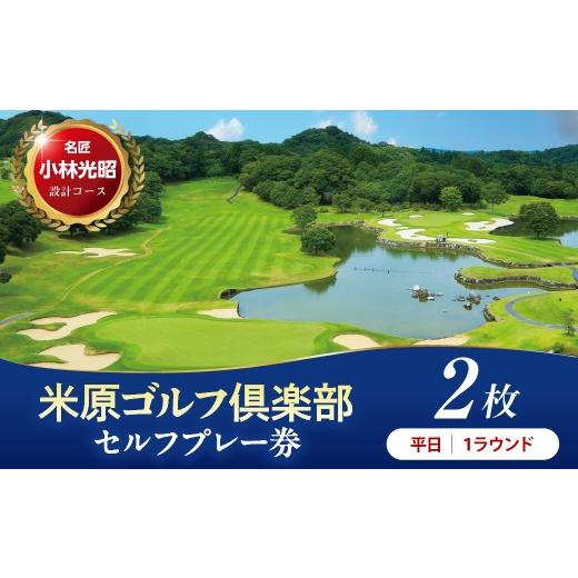 ふるさと納税 ゴルフ場利用券 千葉県 市原市 平日 米原ゴルフ倶楽部 1R セルフプレー券(7〜9月、1〜3月昼食付) 1名様券 2枚 平日 1R セルフプレー券 1名様…