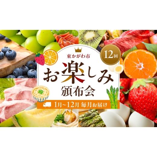 ふるさと納税 卵(鶏、烏骨鶏等) 香川県 東かがわ市   東かがわ市お楽しみ頒布会(12回) みかん いちご 卵 アスパラ 讃岐うどん メロン 豚肉 ブル…