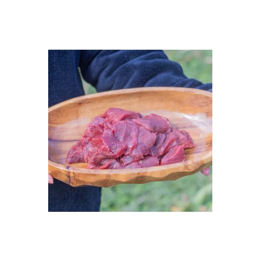 ふるさと納税 肉 和歌山県 紀美野町 天然ジビエ肉(冷凍)コロコロ 500g(シカ肉) クール便 ジャーキー シカ 燻製 ペットフード 肉鹿 おやつ 犬用 ドッグフード…