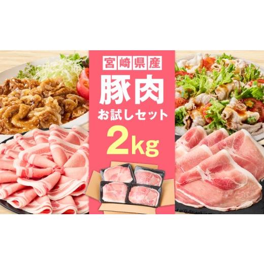 ふるさと納税 豚肉 ロース 宮崎県 宮崎市 宮崎県産豚2kg お試しセット_M241-021-01 順次発送