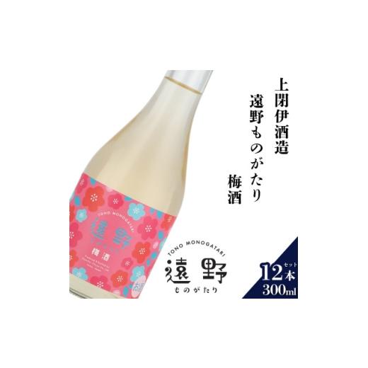 ふるさと納税 お酒 岩手県 遠野市 遠野ものがたり 梅酒 300ml × 12本 上閉伊酒造 1654931