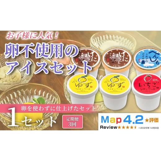 ふるさと納税 菓子 アイス 高知県 安芸市 卵不使用のアイス 4種 100ml×6個 定期便3回 アイスクリーム シャーベットアイス 人気 ご当地アイス 高知県 黒糖 ミ…