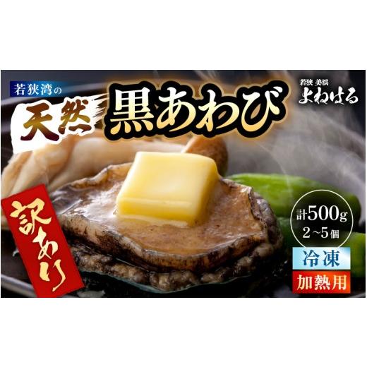 ふるさと納税 魚貝類 アワビ 福井県 美浜町 訳あり 天然・冷凍 日本海 若狭湾の黒アワビ 約500g(2〜5個) 加熱用 入手困難 日本海若狭湾 アワビ あわび 鮑 …