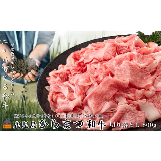 ふるさと納税 牛肉 鹿児島県 徳之島町 2595 土から育てる和牛 鹿児島 ひらまつ和牛 切り落とし 800g ( 平松牧場 厳選 プレミアム 鹿児島黒毛和牛 黒毛和牛 牛…