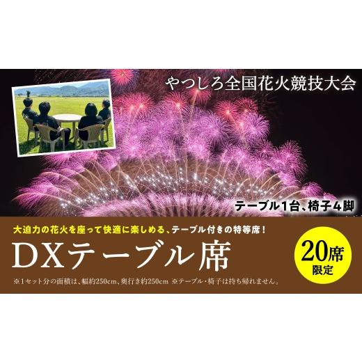 ふるさと納税 花火大会チケット 熊本県 八代市 先行予約 限定20席 やつしろ全国花火競技大会 2026年10月17日(土) 開催 DXテーブル席 花火 大会 花火大会 観…