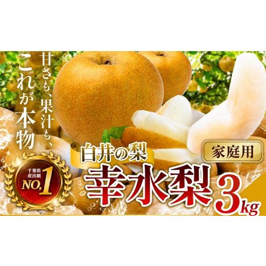 ふるさと納税 梨 千葉県 白井市 常温便・訳あり(ご家庭用) 幸水 3kg 6〜10玉 幸水・常温便・訳あり(ご家庭用)