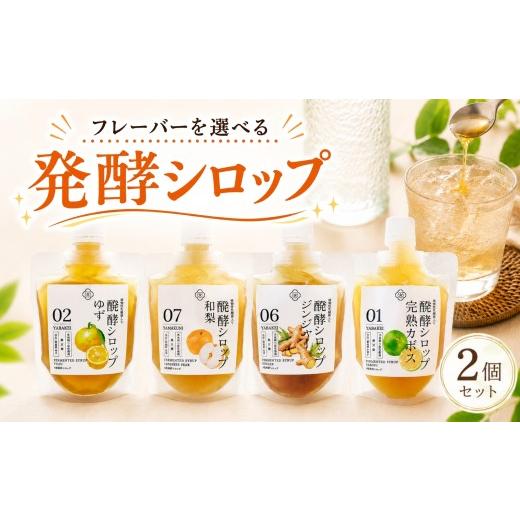 ふるさと納税 加工品等 大分県 中津市 フレーバーを選べる 発酵シロップ 2個 セット | 蛍茶園 手作り カボス 和梨 ゆず 生姜 発酵 シロップ デザート 炭酸割り…