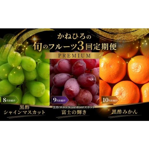 ふるさと納税 果物の詰合せ 佐賀県 太良町 年3回定期便 ( 毎年8月 ・ 9月 ・ 10月お届け予定 ) かねひろの旬のフルーツ定期便 プレミアム 果物 くだもの フ…