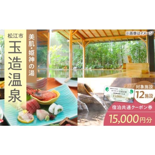 ふるさと納税 宿泊券 温泉 島根県 松江市 宿泊券 玉造温泉 共通クーポン券 15,000円分 寄附額 5万円 島根県松江市/玉造温泉旅館協同組合 ALHN001 |宿泊 クー…